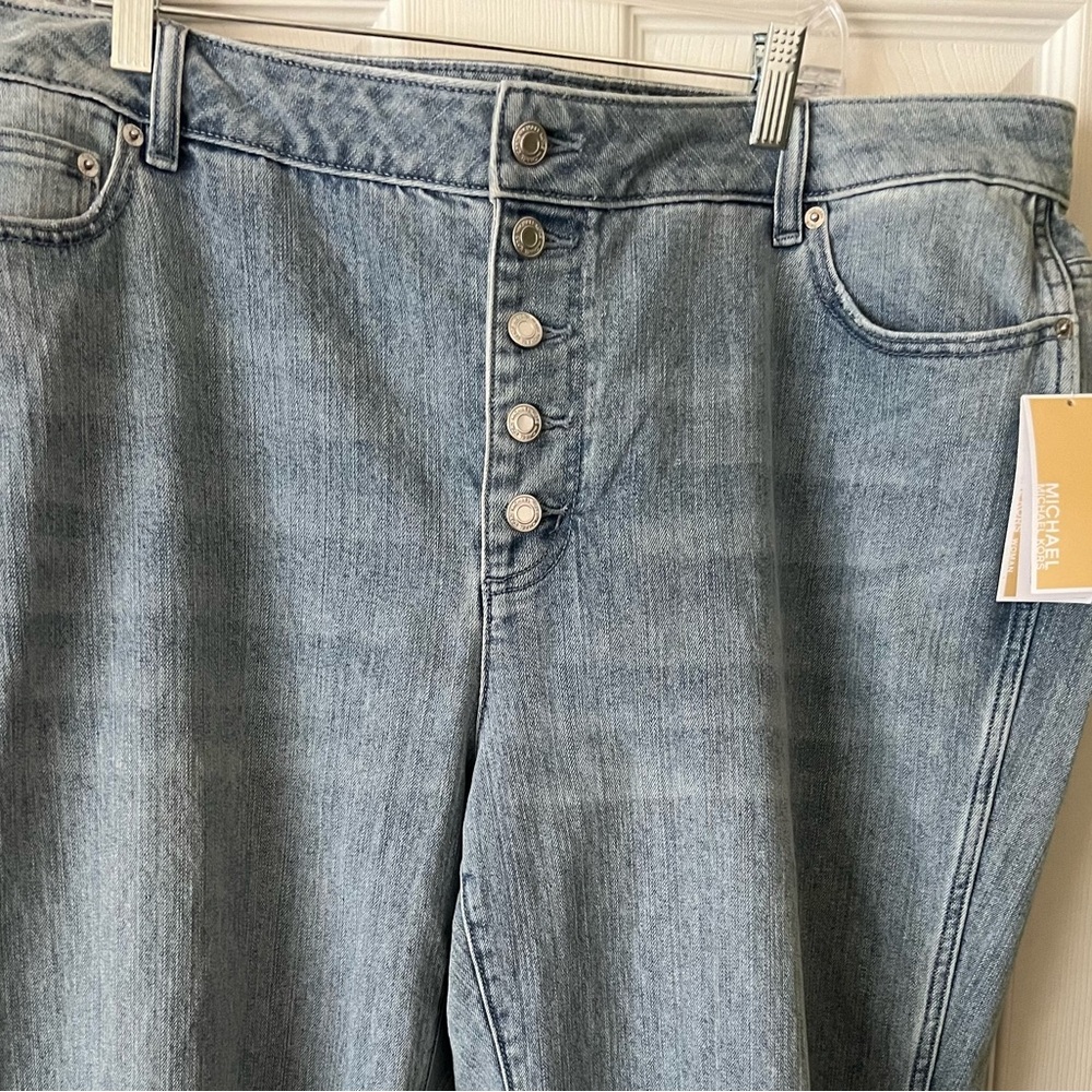 Michael Kors Selma Cropped Flair Jeans